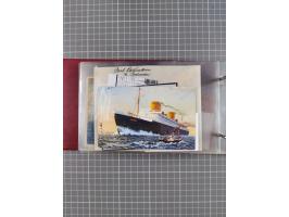 1866/1960 (ca.), interessanter Sammlungsposten inkl. sehr viel Dt. Seepost, Anlandungsstempeln, frühe Schiffspost, kleine Sam