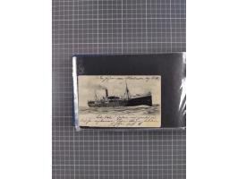 1866/1960 (ca.), interessanter Sammlungsposten inkl. sehr viel Dt. Seepost, Anlandungsstempeln, frühe Schiffspost, kleine Sam