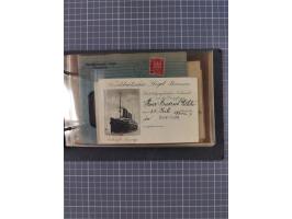 1866/1960 (ca.), interessanter Sammlungsposten inkl. sehr viel Dt. Seepost, Anlandungsstempeln, frühe Schiffspost, kleine Sam