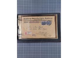 1866/1960 (ca.), interessanter Sammlungsposten inkl. sehr viel Dt. Seepost, Anlandungsstempeln, frühe Schiffspost, kleine Sam