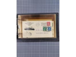 1866/1960 (ca.), interessanter Sammlungsposten inkl. sehr viel Dt. Seepost, Anlandungsstempeln, frühe Schiffspost, kleine Sam