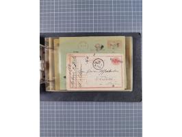 1866/1960 (ca.), interessanter Sammlungsposten inkl. sehr viel Dt. Seepost, Anlandungsstempeln, frühe Schiffspost, kleine Sam