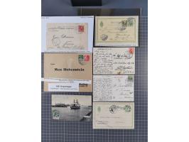 1868/1960 (ca.), ca. 170 Briefe, Karten Ansichtskarten und GSK zum Thema Schiffspost inkl. etwas Ausland, dabei Anlandestempe