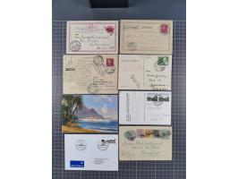 1868/1960 (ca.), ca. 170 Briefe, Karten Ansichtskarten und GSK zum Thema Schiffspost inkl. etwas Ausland, dabei Anlandestempe