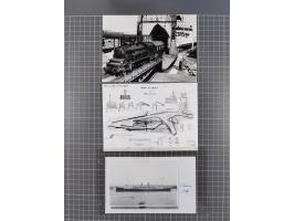 1868/1960 (ca.), ca. 170 Briefe, Karten Ansichtskarten und GSK zum Thema Schiffspost inkl. etwas Ausland, dabei Anlandestempe