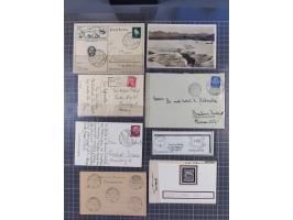 1868/1960 (ca.), ca. 170 Briefe, Karten Ansichtskarten und GSK zum Thema Schiffspost inkl. etwas Ausland, dabei Anlandestempe