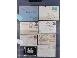 1868/1960 (ca.), ca. 170 Briefe, Karten Ansichtskarten und GSK zum Thema Schiffspost inkl. etwas Ausland, dabei Anlandestempe