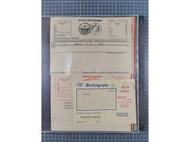 1912/70 (ca.), interessante Sammlung “OZEAN-Briefe und Schiffs-Telegramme” mit diversen Umschlägen und Telegrammen inkl. Ausl