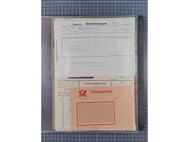 1912/70 (ca.), interessante Sammlung “OZEAN-Briefe und Schiffs-Telegramme” mit diversen Umschlägen und Telegrammen inkl. Ausl