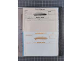 1912/70 (ca.), interessante Sammlung “OZEAN-Briefe und Schiffs-Telegramme” mit diversen Umschlägen und Telegrammen inkl. Ausl