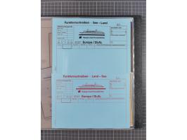 1912/70 (ca.), interessante Sammlung “OZEAN-Briefe und Schiffs-Telegramme” mit diversen Umschlägen und Telegrammen inkl. Ausl