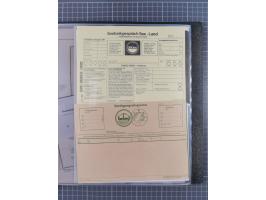 1912/70 (ca.), interessante Sammlung “OZEAN-Briefe und Schiffs-Telegramme” mit diversen Umschlägen und Telegrammen inkl. Ausl