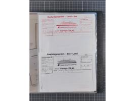 1912/70 (ca.), interessante Sammlung “OZEAN-Briefe und Schiffs-Telegramme” mit diversen Umschlägen und Telegrammen inkl. Ausl