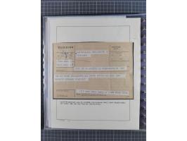 1912/70 (ca.), interessante Sammlung “OZEAN-Briefe und Schiffs-Telegramme” mit diversen Umschlägen und Telegrammen inkl. Ausl