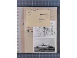 1912/70 (ca.), interessante Sammlung “OZEAN-Briefe und Schiffs-Telegramme” mit diversen Umschlägen und Telegrammen inkl. Ausl