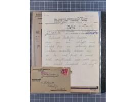 1912/70 (ca.), interessante Sammlung “OZEAN-Briefe und Schiffs-Telegramme” mit diversen Umschlägen und Telegrammen inkl. Ausl