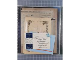 1912/70 (ca.), interessante Sammlung “OZEAN-Briefe und Schiffs-Telegramme” mit diversen Umschlägen und Telegrammen inkl. Ausl