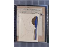 1912/70 (ca.), interessante Sammlung “OZEAN-Briefe und Schiffs-Telegramme” mit diversen Umschlägen und Telegrammen inkl. Ausl