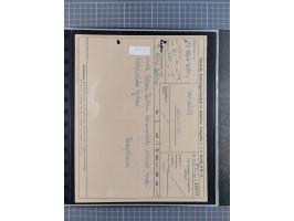 1912/70 (ca.), interessante Sammlung “OZEAN-Briefe und Schiffs-Telegramme” mit diversen Umschlägen und Telegrammen inkl. Ausl