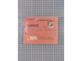 1912/70 (ca.), interessante Sammlung “OZEAN-Briefe und Schiffs-Telegramme” mit diversen Umschlägen und Telegrammen inkl. Ausl