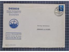 1912/70 (ca.), interessante Sammlung “OZEAN-Briefe und Schiffs-Telegramme” mit diversen Umschlägen und Telegrammen inkl. Ausl