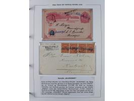 1899/1914, interessante Sammlung “ATLAS-Dienst der Hamburg-Amerika-Linie” mit fast 100 Briefen, Karten und Ganzsachen inkl. e