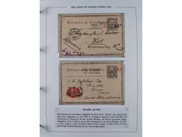 1899/1914, interessante Sammlung “ATLAS-Dienst der Hamburg-Amerika-Linie” mit fast 100 Briefen, Karten und Ganzsachen inkl. e