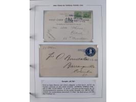 1899/1914, interessante Sammlung “ATLAS-Dienst der Hamburg-Amerika-Linie” mit fast 100 Briefen, Karten und Ganzsachen inkl. e