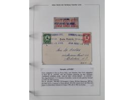 1899/1914, interessante Sammlung “ATLAS-Dienst der Hamburg-Amerika-Linie” mit fast 100 Briefen, Karten und Ganzsachen inkl. e