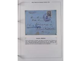 1899/1914, interessante Sammlung “ATLAS-Dienst der Hamburg-Amerika-Linie” mit fast 100 Briefen, Karten und Ganzsachen inkl. e