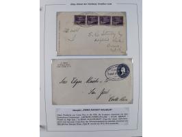 1899/1914, interessante Sammlung “ATLAS-Dienst der Hamburg-Amerika-Linie” mit fast 100 Briefen, Karten und Ganzsachen inkl. e