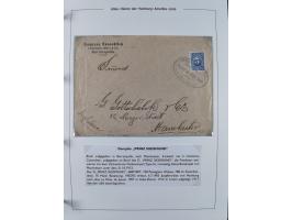 1899/1914, interessante Sammlung “ATLAS-Dienst der Hamburg-Amerika-Linie” mit fast 100 Briefen, Karten und Ganzsachen inkl. e