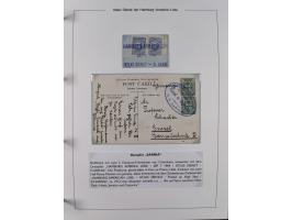 1899/1914, interessante Sammlung “ATLAS-Dienst der Hamburg-Amerika-Linie” mit fast 100 Briefen, Karten und Ganzsachen inkl. e