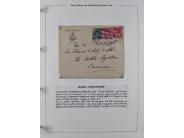 1899/1914, interessante Sammlung “ATLAS-Dienst der Hamburg-Amerika-Linie” mit fast 100 Briefen, Karten und Ganzsachen inkl. e