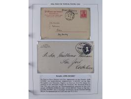 1899/1914, interessante Sammlung “ATLAS-Dienst der Hamburg-Amerika-Linie” mit fast 100 Briefen, Karten und Ganzsachen inkl. e