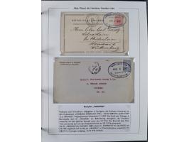 1899/1914, interessante Sammlung “ATLAS-Dienst der Hamburg-Amerika-Linie” mit fast 100 Briefen, Karten und Ganzsachen inkl. e