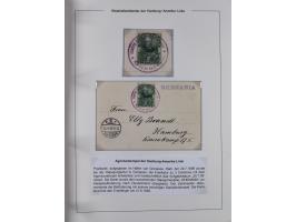 1899/1914, interessante Sammlung “ATLAS-Dienst der Hamburg-Amerika-Linie” mit fast 100 Briefen, Karten und Ganzsachen inkl. e