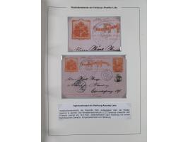 1899/1914, interessante Sammlung “ATLAS-Dienst der Hamburg-Amerika-Linie” mit fast 100 Briefen, Karten und Ganzsachen inkl. e