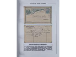 1899/1914, interessante Sammlung “ATLAS-Dienst der Hamburg-Amerika-Linie” mit fast 100 Briefen, Karten und Ganzsachen inkl. e