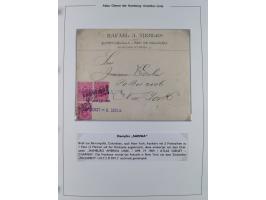 1899/1914, interessante Sammlung “ATLAS-Dienst der Hamburg-Amerika-Linie” mit fast 100 Briefen, Karten und Ganzsachen inkl. e