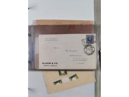 1899/1914, interessante Sammlung “ATLAS-Dienst der Hamburg-Amerika-Linie” mit fast 100 Briefen, Karten und Ganzsachen inkl. e