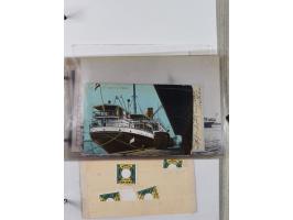 1899/1914, interessante Sammlung “ATLAS-Dienst der Hamburg-Amerika-Linie” mit fast 100 Briefen, Karten und Ganzsachen inkl. e