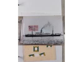 1899/1914, interessante Sammlung “ATLAS-Dienst der Hamburg-Amerika-Linie” mit fast 100 Briefen, Karten und Ganzsachen inkl. e