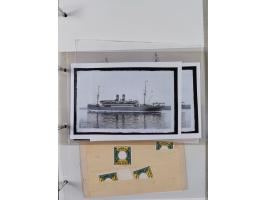 1899/1914, interessante Sammlung “ATLAS-Dienst der Hamburg-Amerika-Linie” mit fast 100 Briefen, Karten und Ganzsachen inkl. e