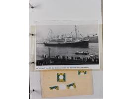 1899/1914, interessante Sammlung “ATLAS-Dienst der Hamburg-Amerika-Linie” mit fast 100 Briefen, Karten und Ganzsachen inkl. e