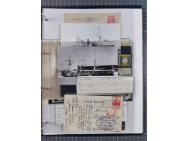 1899/1914, interessante Sammlung “ATLAS-Dienst der Hamburg-Amerika-Linie” mit fast 100 Briefen, Karten und Ganzsachen inkl. e