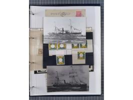 1899/1914, interessante Sammlung “ATLAS-Dienst der Hamburg-Amerika-Linie” mit fast 100 Briefen, Karten und Ganzsachen inkl. e