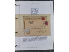 1903/39, Sammlung “DSP LINIE HAMBURG-MEXICO I-XIII” und den späteren Stempeln inkl. “HAMBURG-CUBA-MEXICO” mit über 50 Briefen