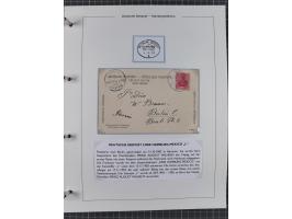 1903/39, Sammlung “DSP LINIE HAMBURG-MEXICO I-XIII” und den späteren Stempeln inkl. “HAMBURG-CUBA-MEXICO” mit über 50 Briefen