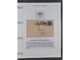 1903/39, Sammlung “DSP LINIE HAMBURG-MEXICO I-XIII” und den späteren Stempeln inkl. “HAMBURG-CUBA-MEXICO” mit über 50 Briefen